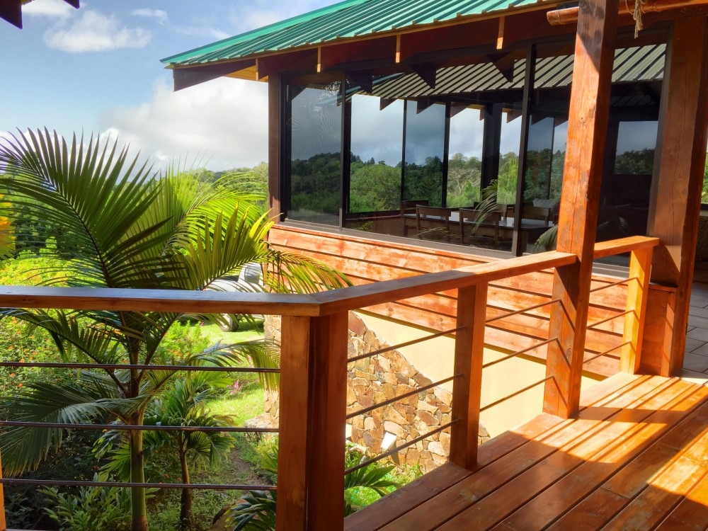 Exclusif Balinais pod maison avec vue sur l'océan - cool et confortable