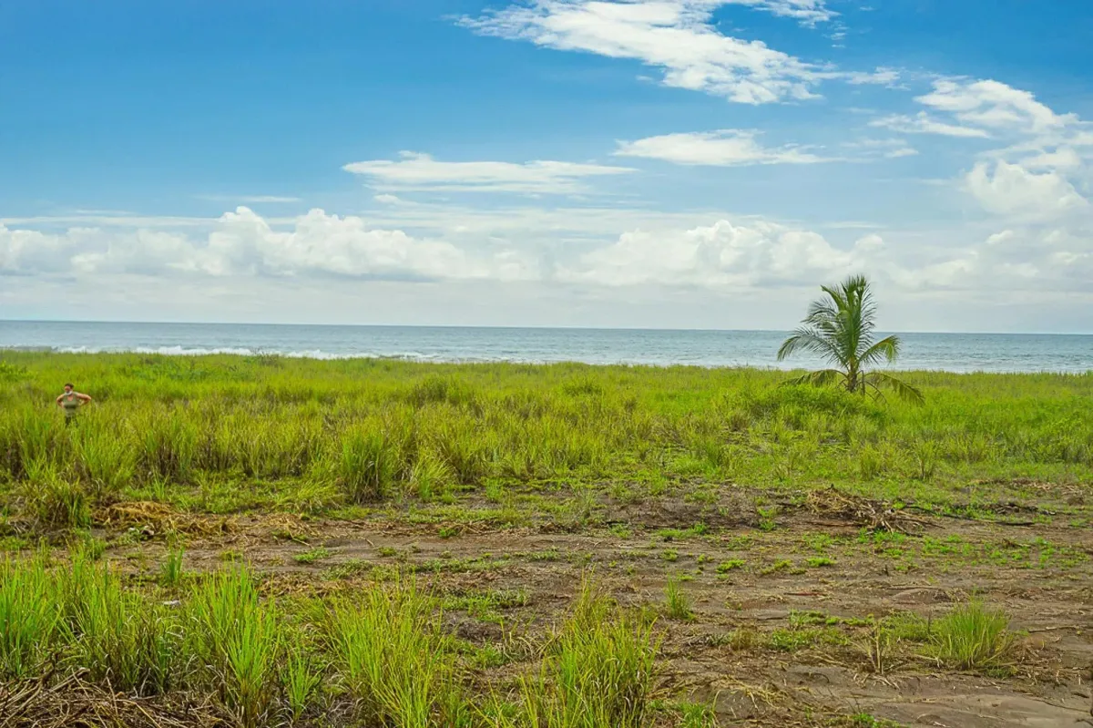 Lote frente al mar en venta