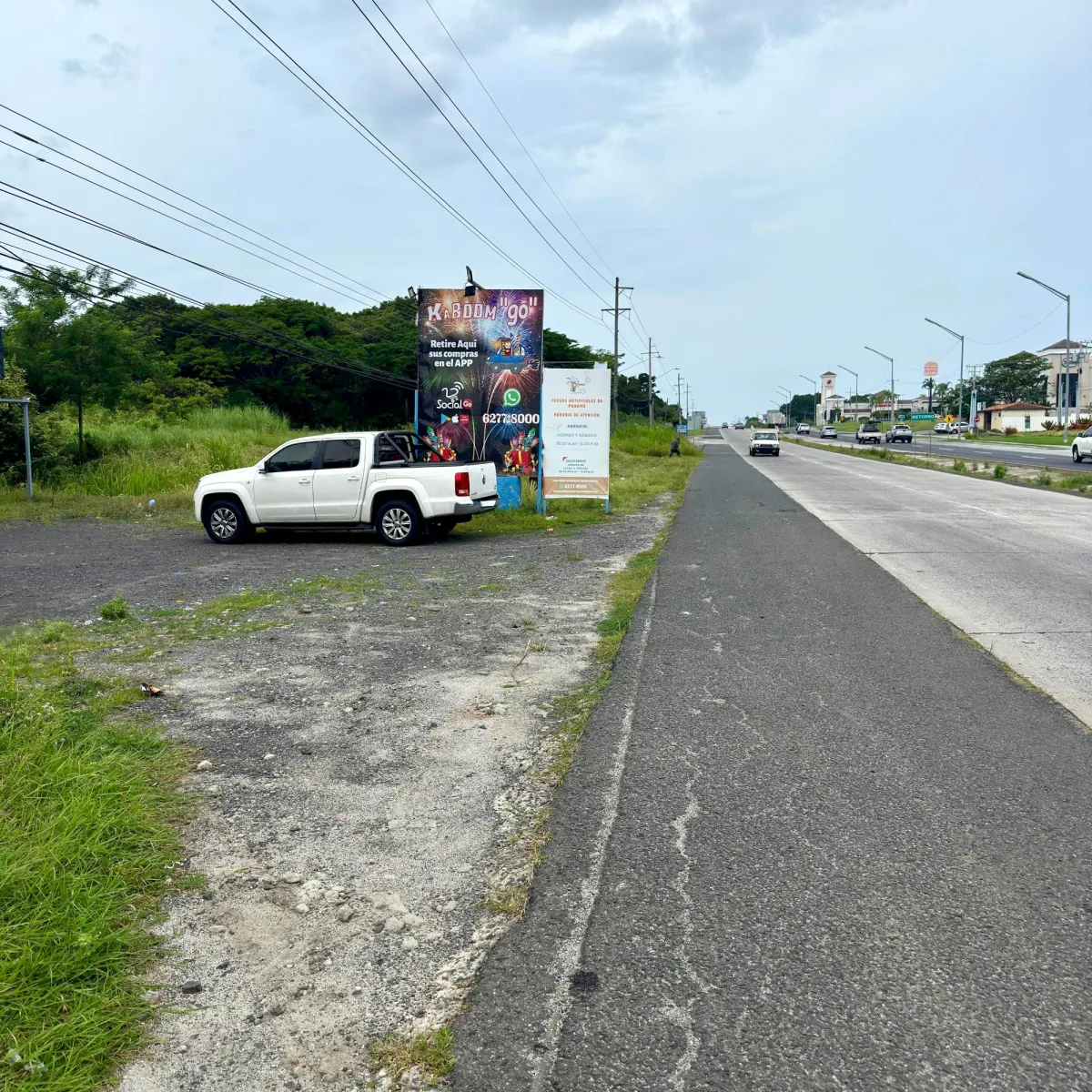 Land for sale on the Interamerina Highway Coronado
