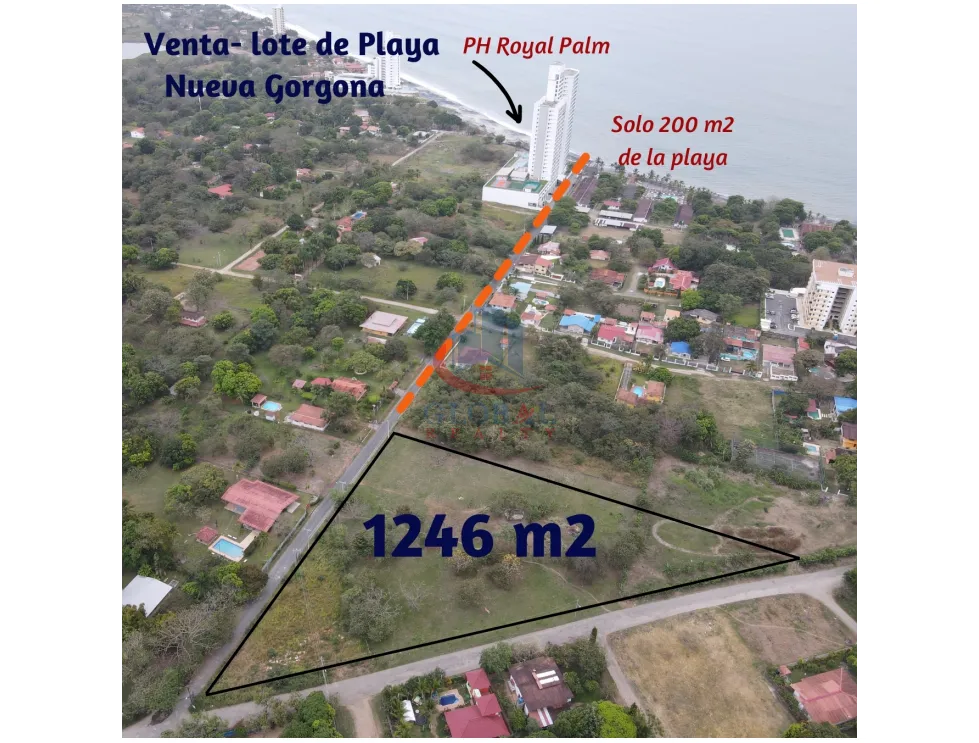 Beachfront Lot for Sale Near PH Royal Palm Nueva Gorgona Chame