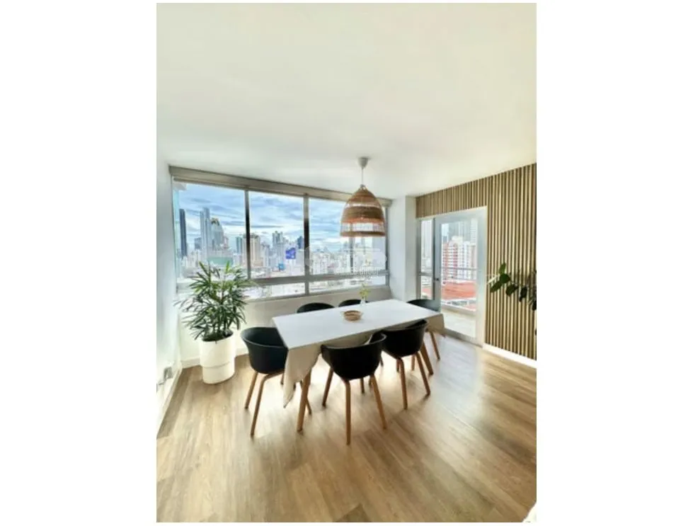 EL CANGREJO / 90M / 2 HABITACIONES / 3 BAÑOS / AMUEBLADO / BALCON