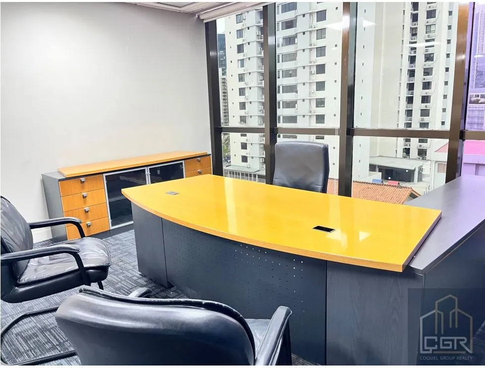 ALQUILER DE OFICINA AMOBLADA EN  PLAZA PAN AMERICAN, CALLE 50