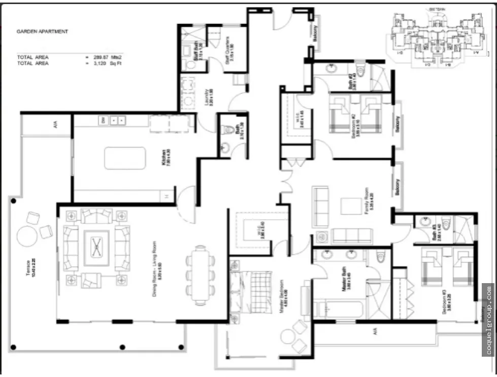 Apartment for sale in Clayton