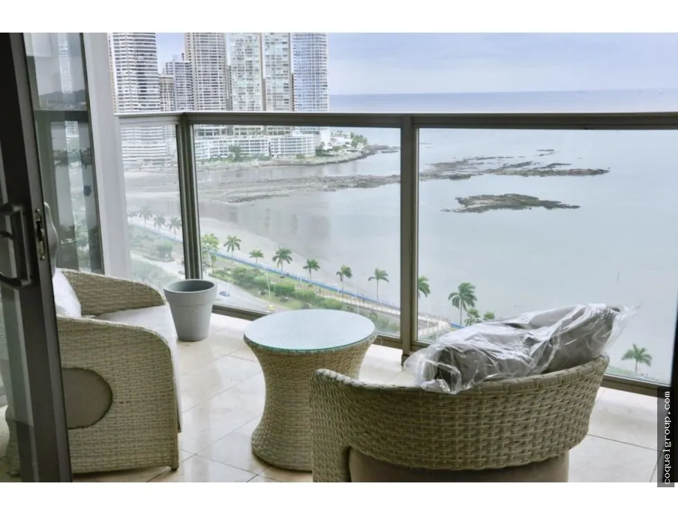 ALQUILER DE APARTAMENTO AMOBLADO FRENTE AL MAR PH YOO .AV BALBOA