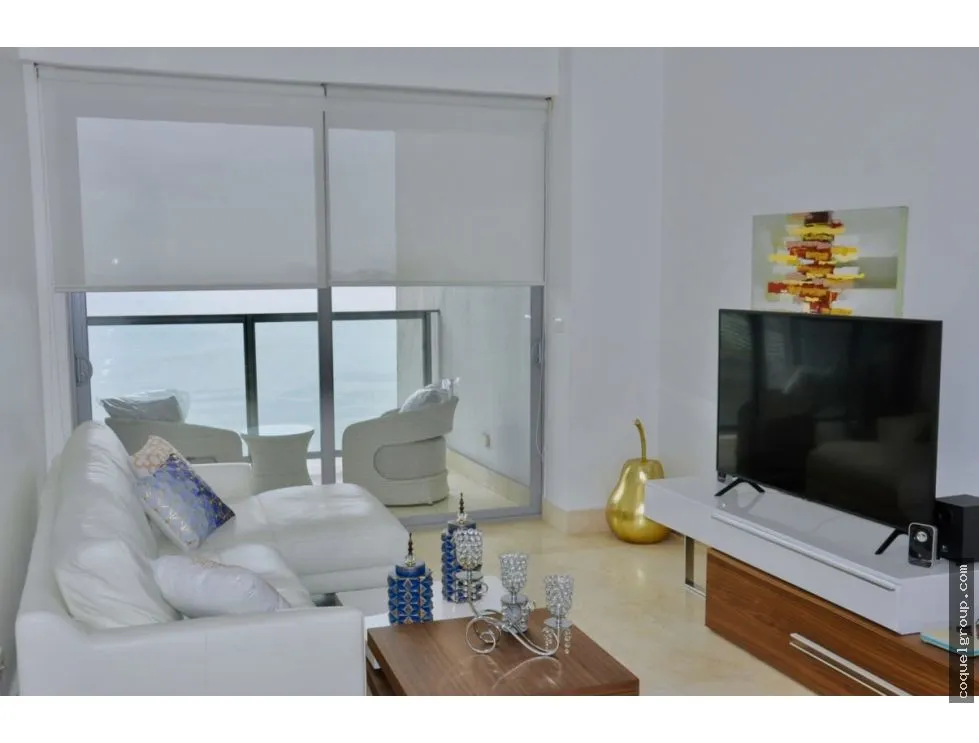 ALQUILER DE APARTAMENTO AMOBLADO FRENTE AL MAR PH YOO .AV BALBOA