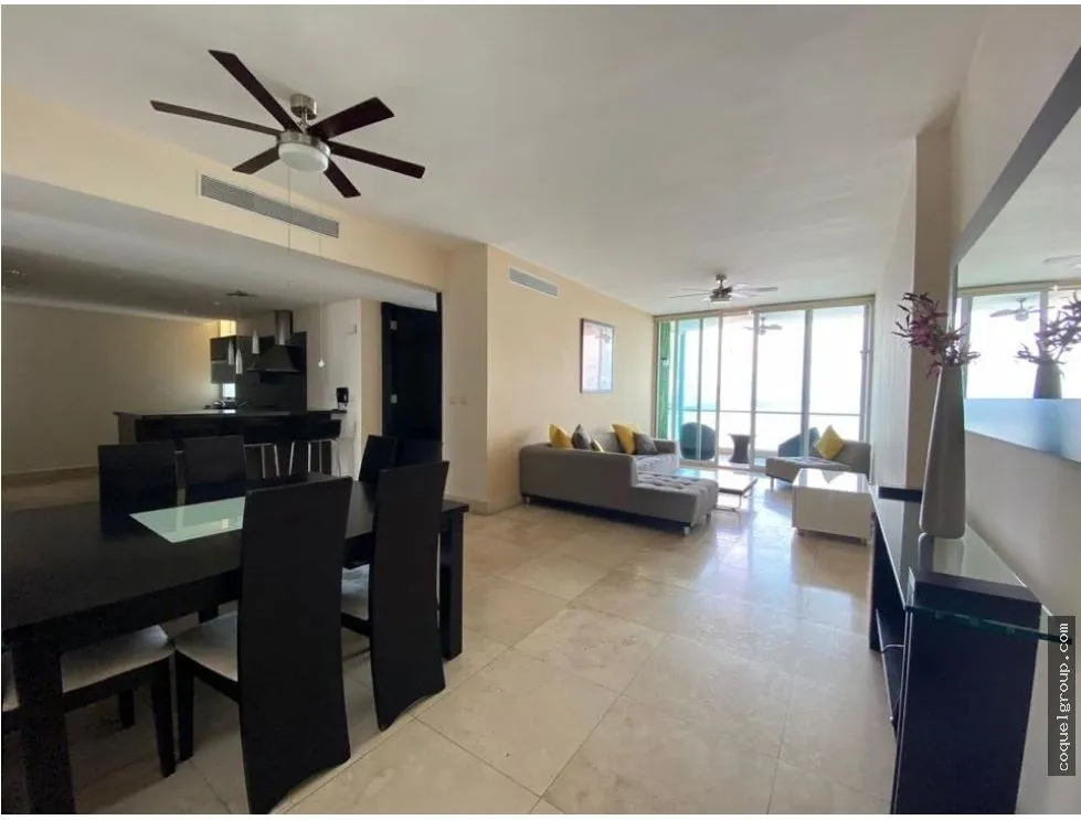 ALQUILER DE APARTAMENTO AMOBLADO 151m2 PH. OCEAN SKY, COCO DEL MAR