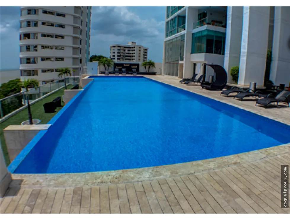 ALQUILER DE APARTAMENTO AMOBLADO 151m2 PH. OCEAN SKY, COCO DEL MAR