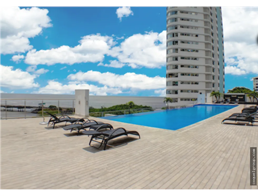 ALQUILER DE APARTAMENTO AMOBLADO 151m2 PH. OCEAN SKY, COCO DEL MAR