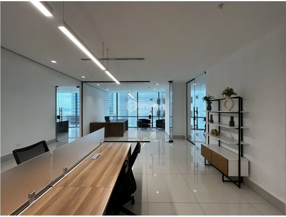 OFICINA / COSTA DEL ESTE / FINANCIAL PARK / 140 M2 / AMOBLADA