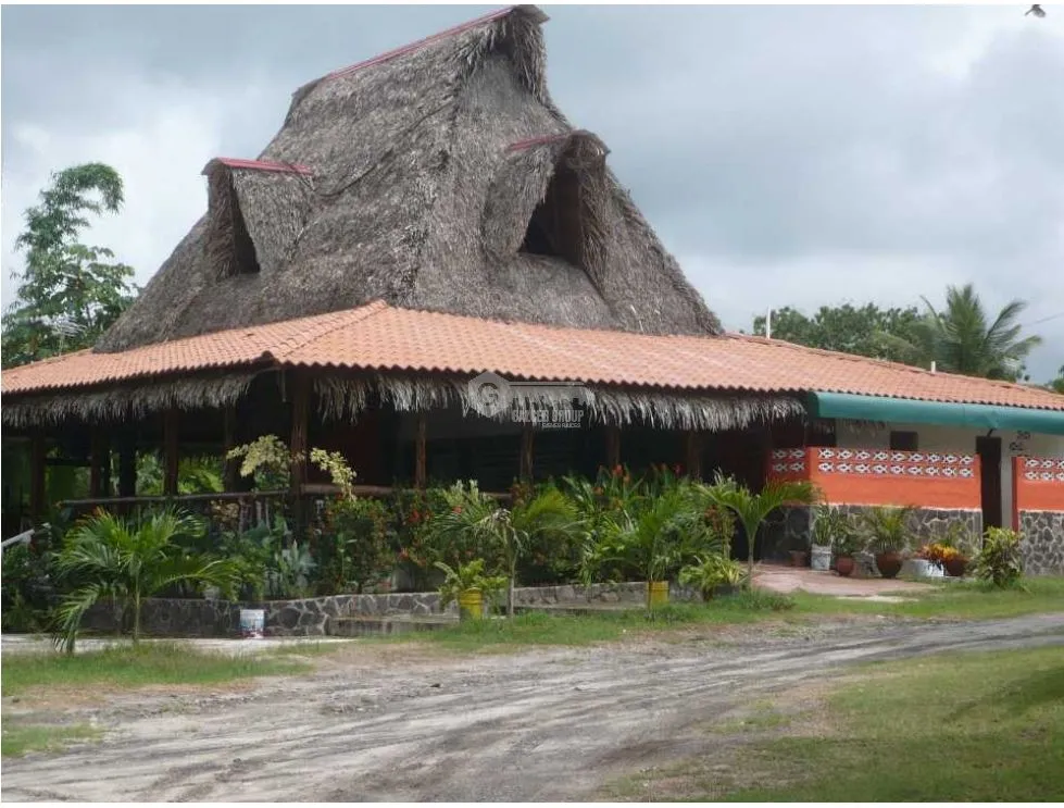 TERRENO CON RESTAURANTE Y HOSPEDAJE / FARALLÓN RÍO HATO / 2,220M2