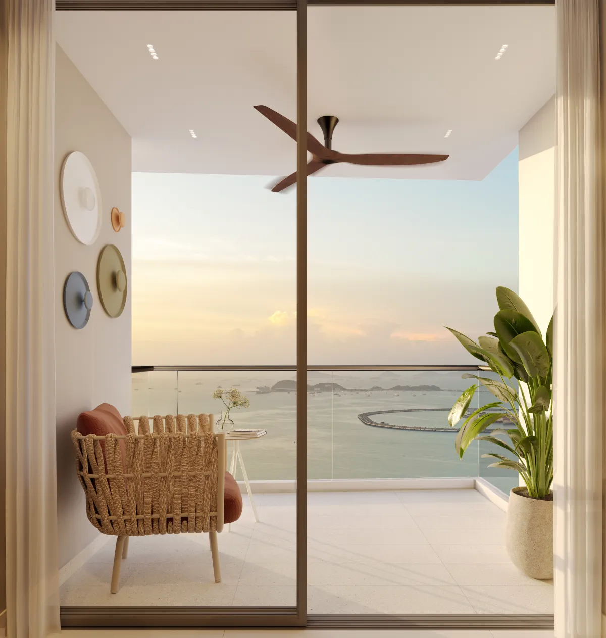 Available Models at Costanera Aqua T100 in the North Wing, from 234 m² to 306 m² D