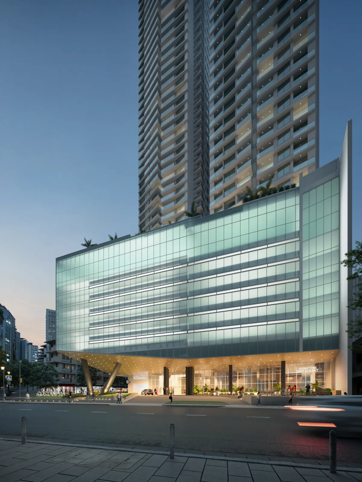 Costanera Aqua T200, 3 Bedrooms + Den, Ocean or City View, 142 m² to 166 m²