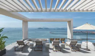 Costanera Aqua T200, 3 Bedrooms + Den, Ocean or City View, 142 m² to 166 m²