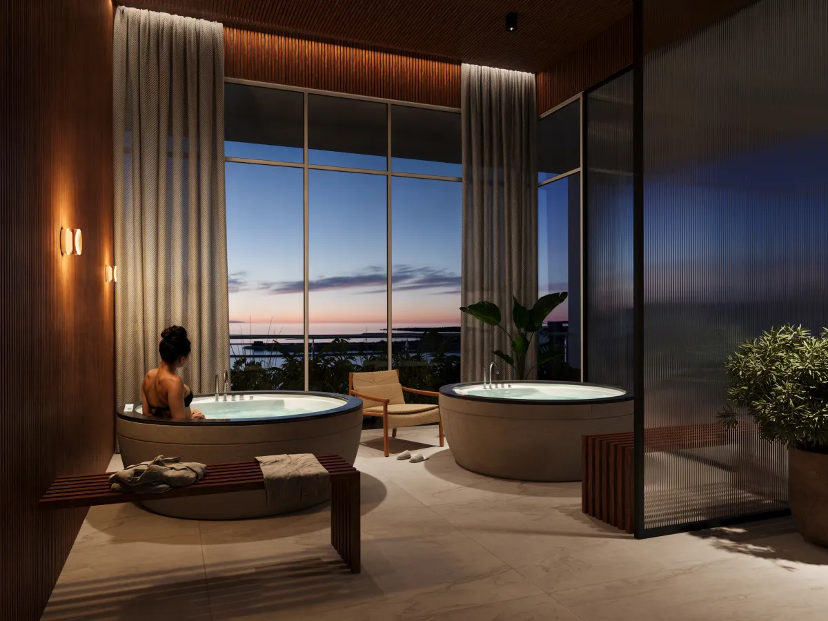 Costanera Aqua T200, North Wing, 85.5 m² to 90.7 m², 2 Bedrooms + Den, City View