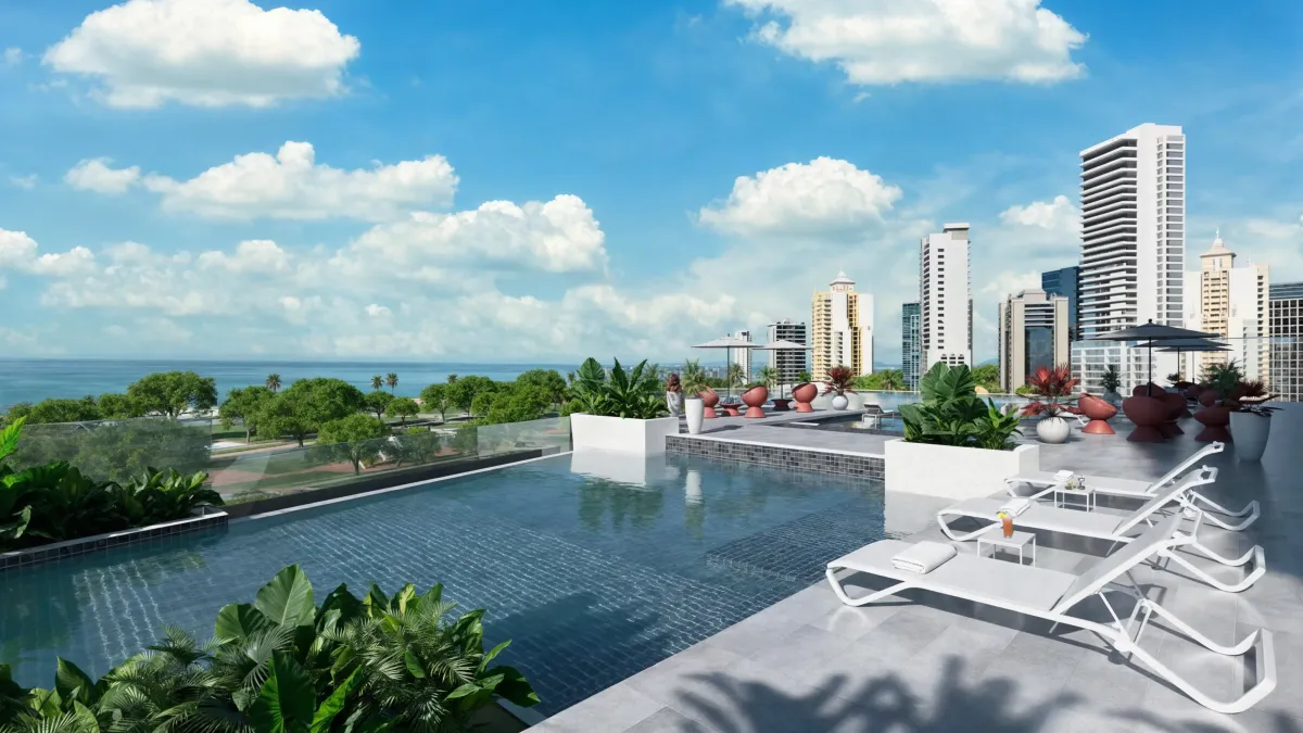 Majestic Penthouse en Costanera Aqua T200 en Ala Sur, 350 m², Vista al Mar