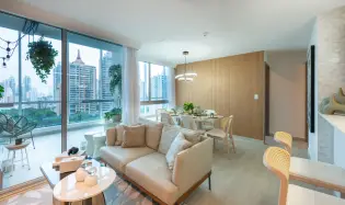 Gran Modelo Ala Sur Edison Gardens Edison Park 123 m², 3 Rec + CBE y Balcón