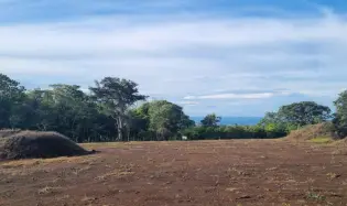 Flat Lot with Ocean and Volcán Barú Views