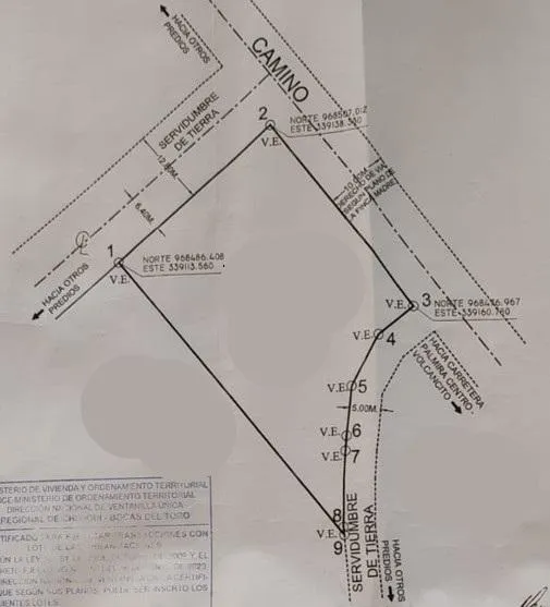 Lot in Palmira, Boquete with Barú and valley views