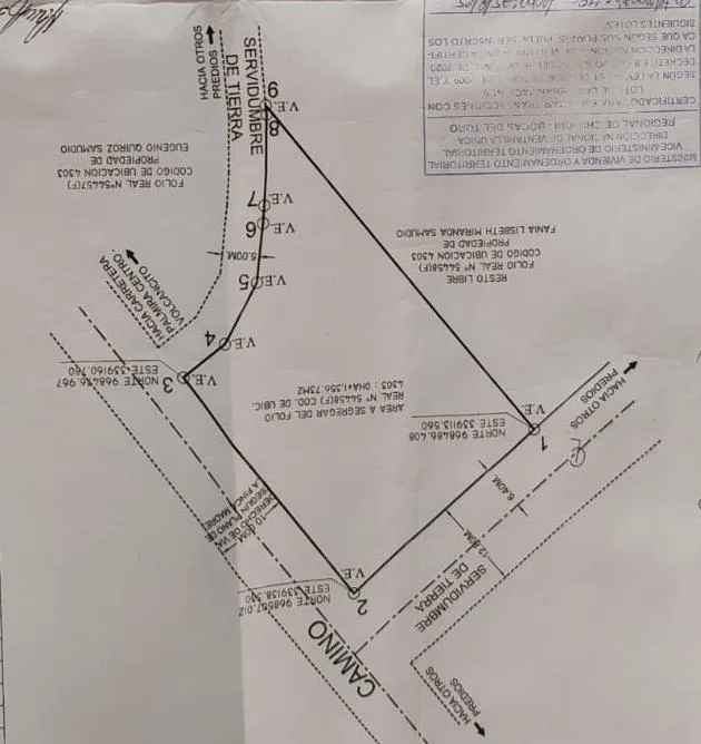 Lot in Palmira, Boquete with Barú and valley views