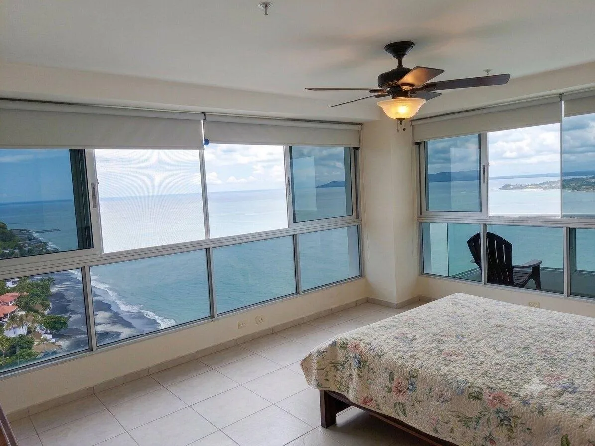 High floor corner unit beach front with sunrise!