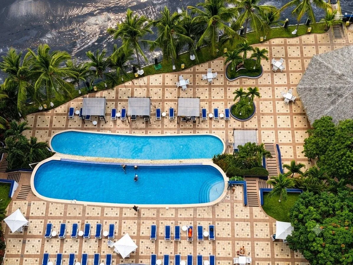 High floor corner unit beach front with sunrise!
