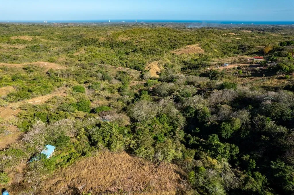 26-hectare land with ocean and mountain views.