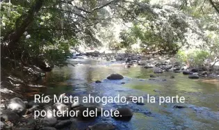 LAND / SAN CARLOS / EL NANCE / 7000M2 / RIVER ACCESS