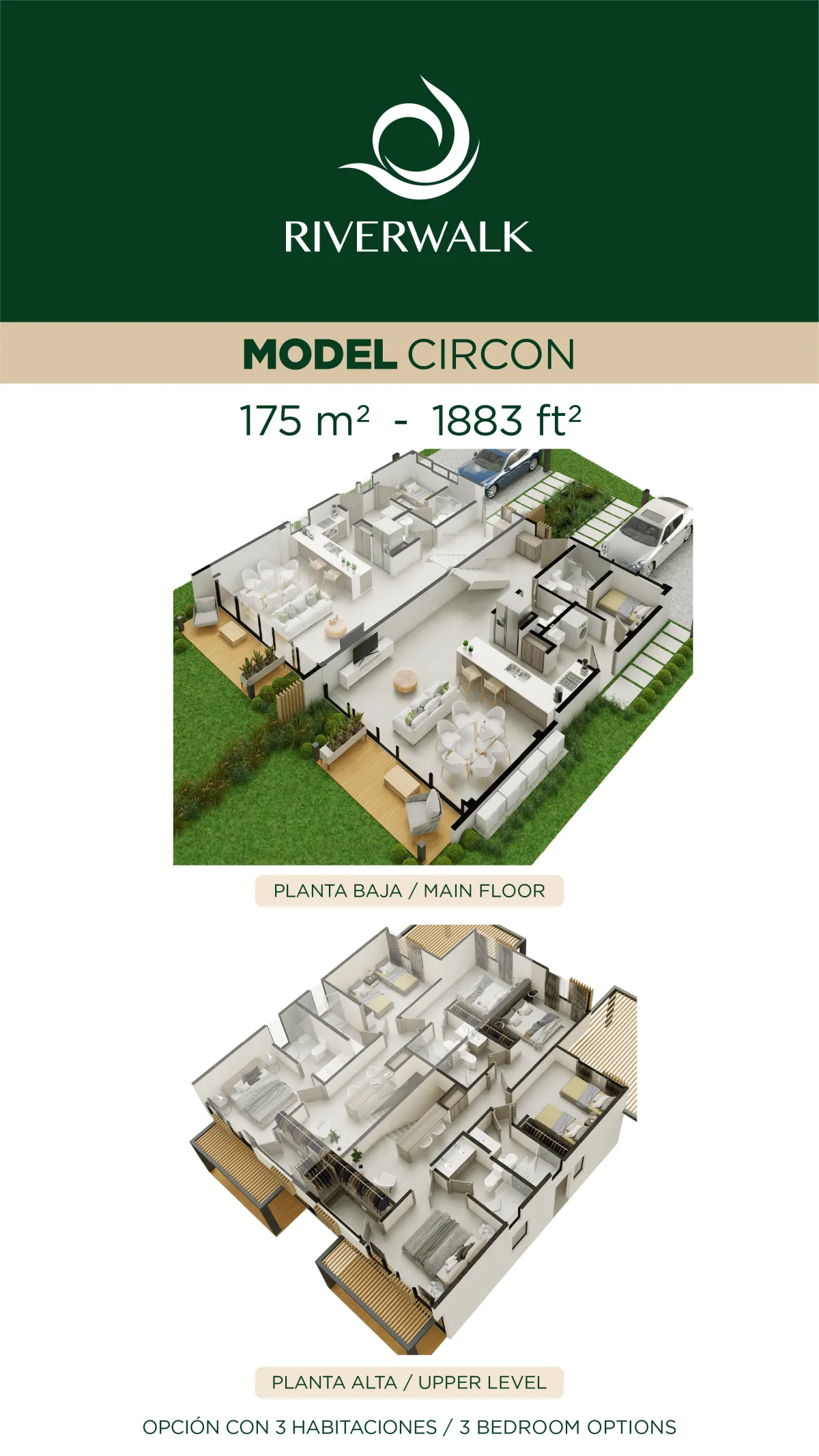 Sustainable Luxury with a Large Lot! Villa in Riverwalk – Green City