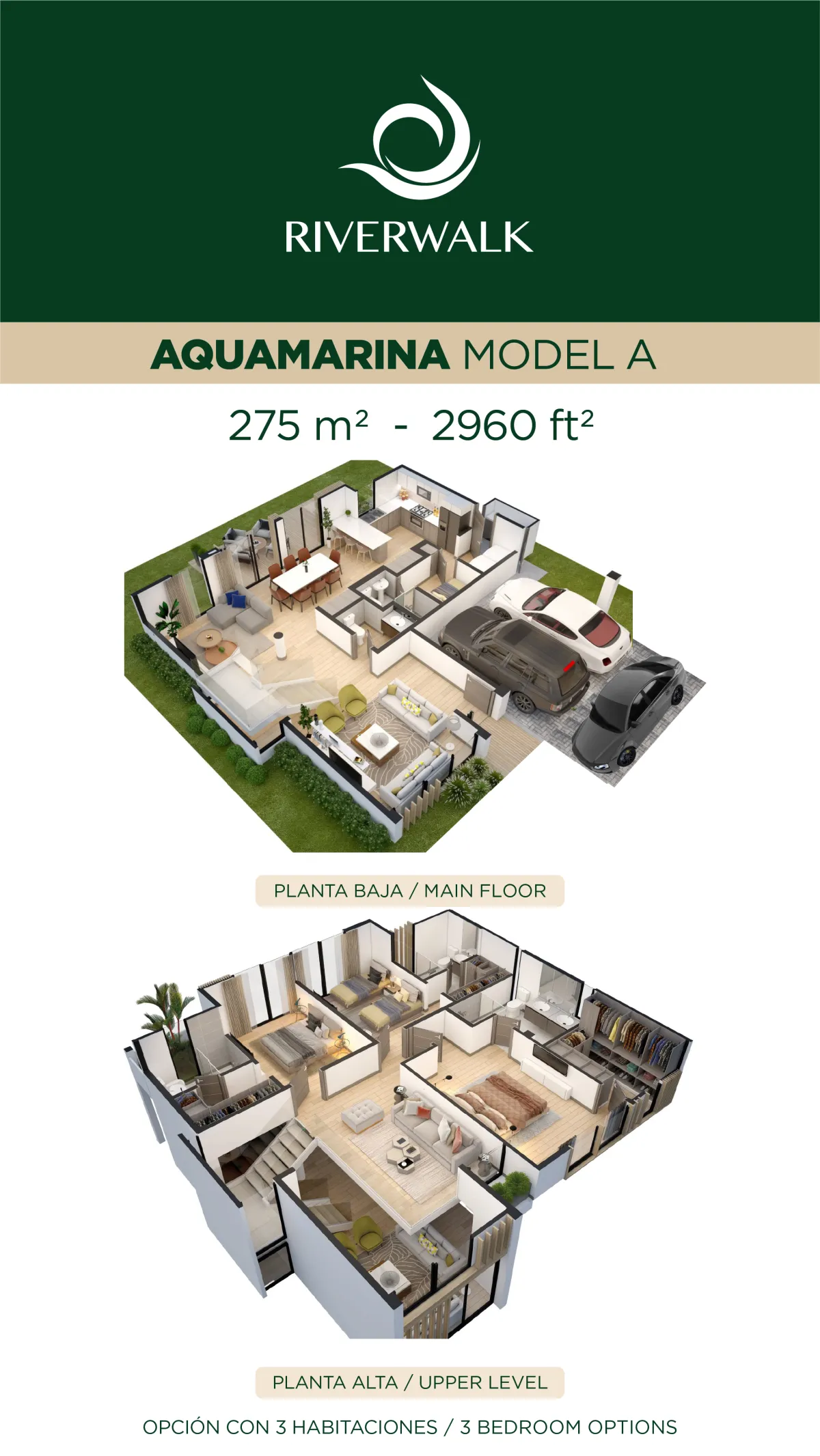 Luxury Villas in Riverwalk – Green City Up to 500 m² of Land