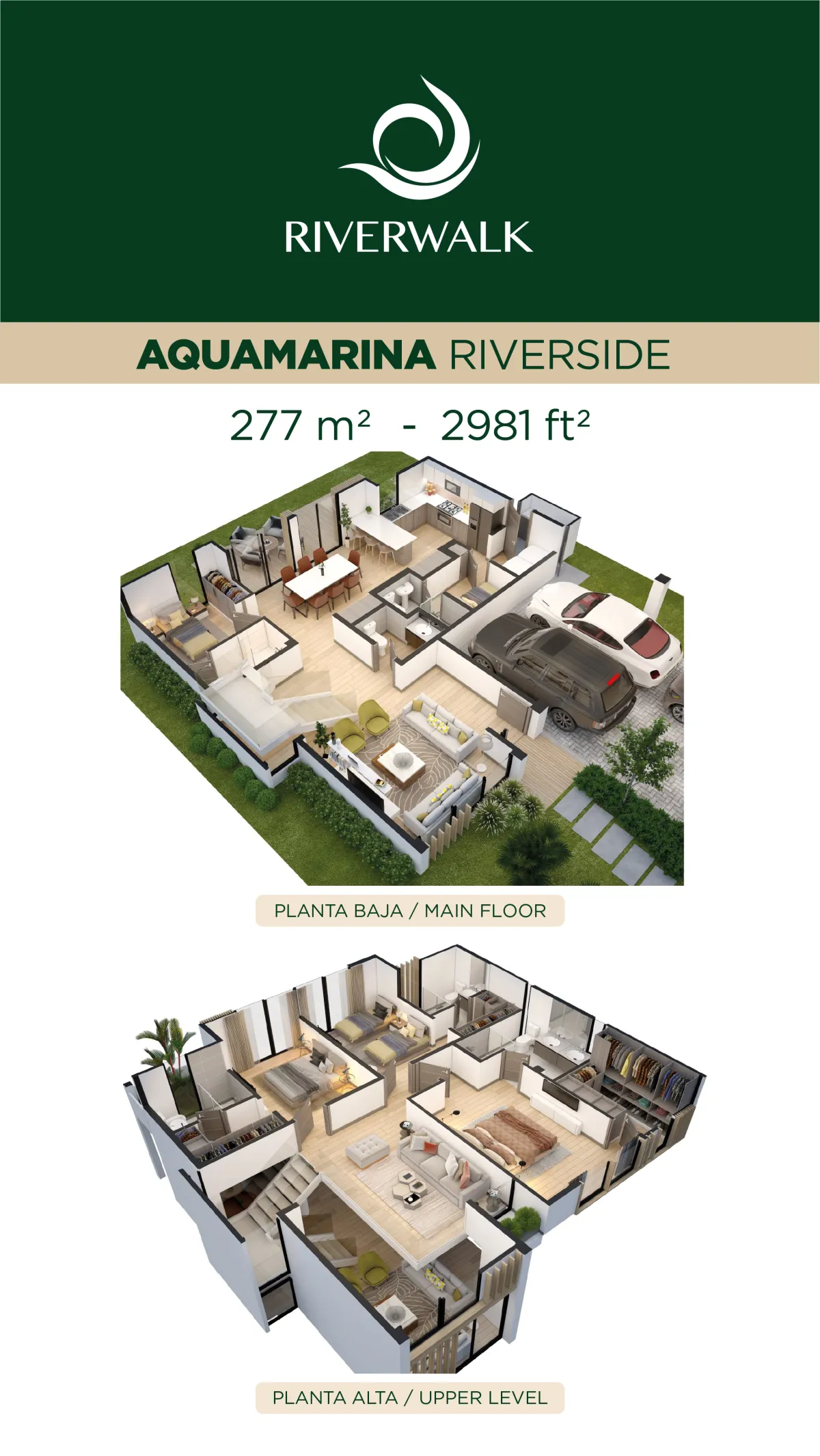 Luxury and Comfort: Exclusive Villas in Riverwalk Green City (277 m²)