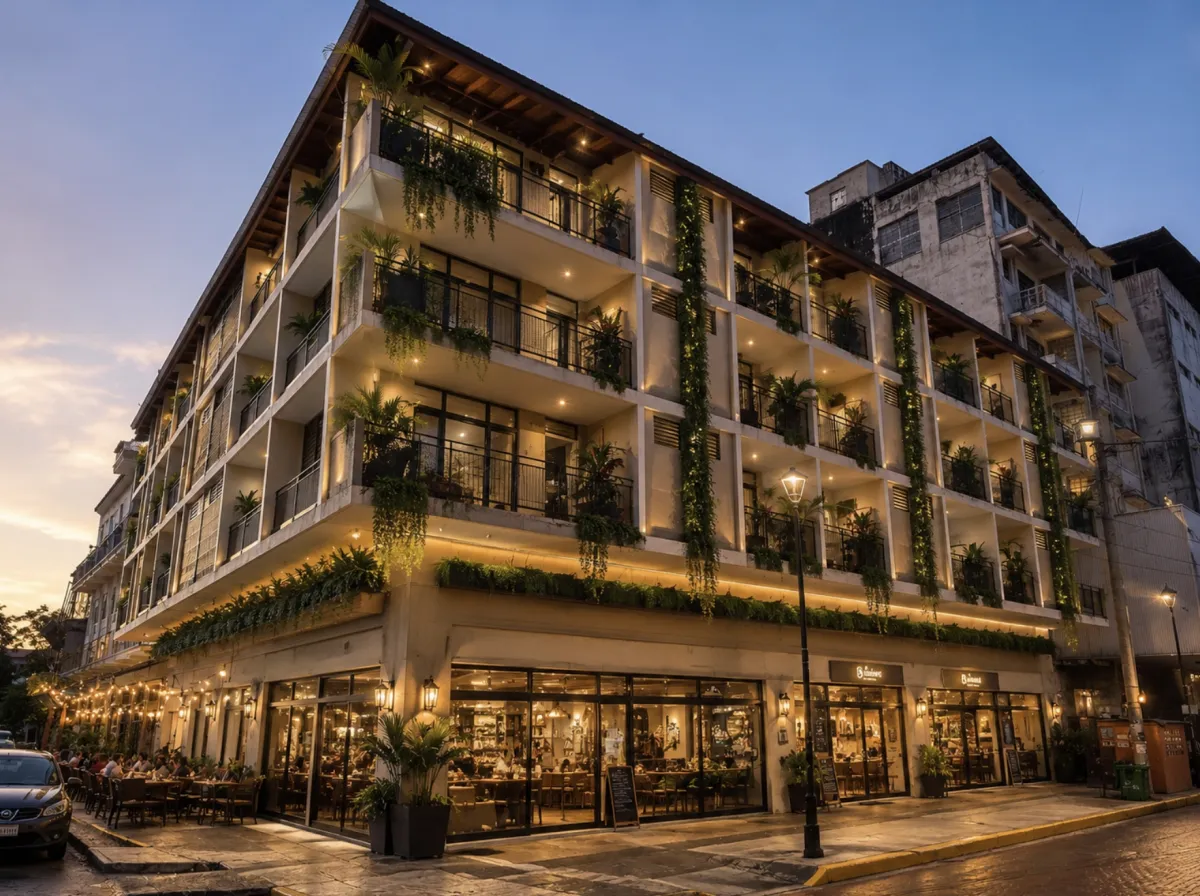 Commercial and residential building in Santa Ana