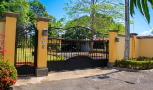 Urban oasis: Single-family country-villa charm.