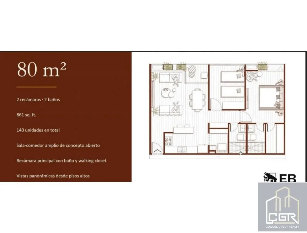 Apartment for sale in Costa del Este