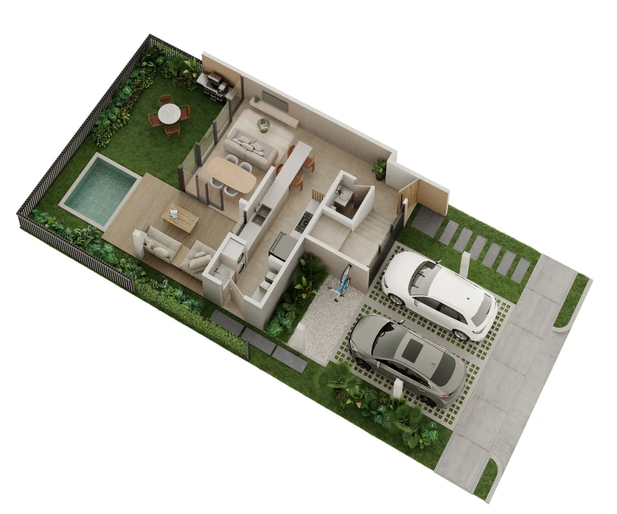 Duplex à Las Cumbres à vendre