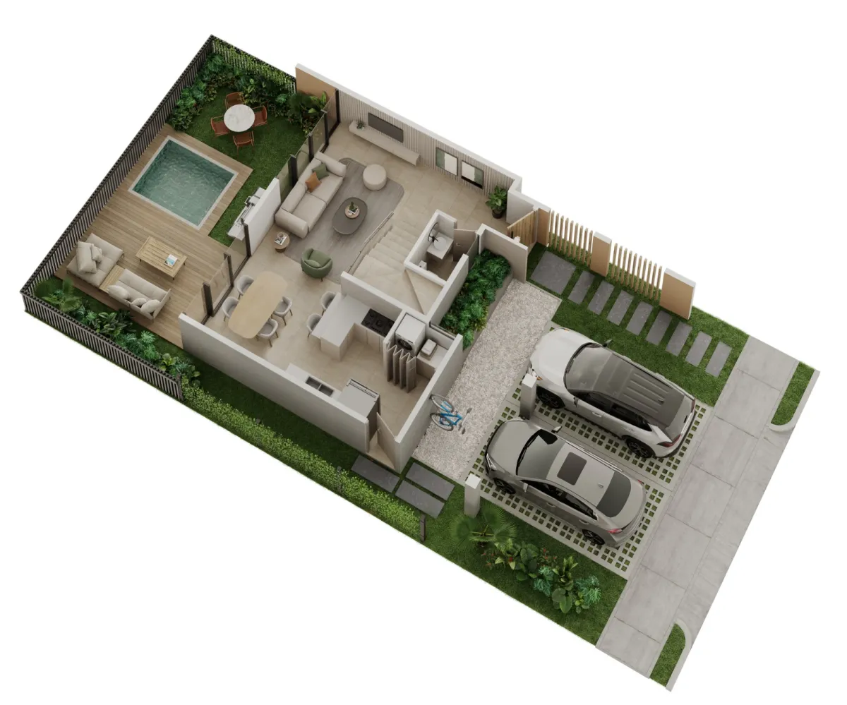 Duplex à Las Cumbres à vendre