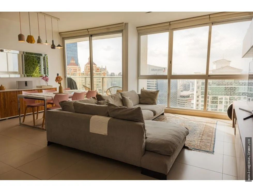 Venta de Apartamento FULL AMUEBLADO en Piso Alto, PH. OCEANAIRE