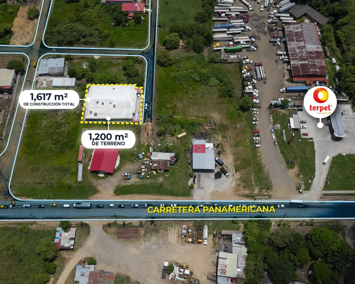 Warehouse with mezzanine for sale in Pacora