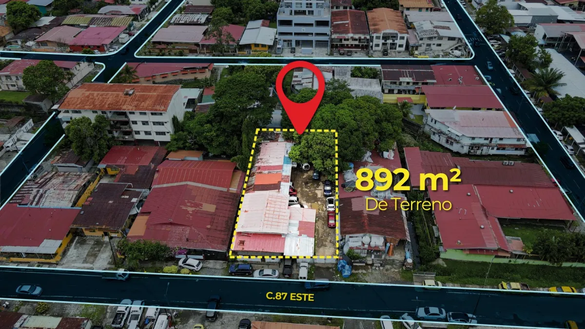 Venta de Terreno Comercial en Parque Lefevre
