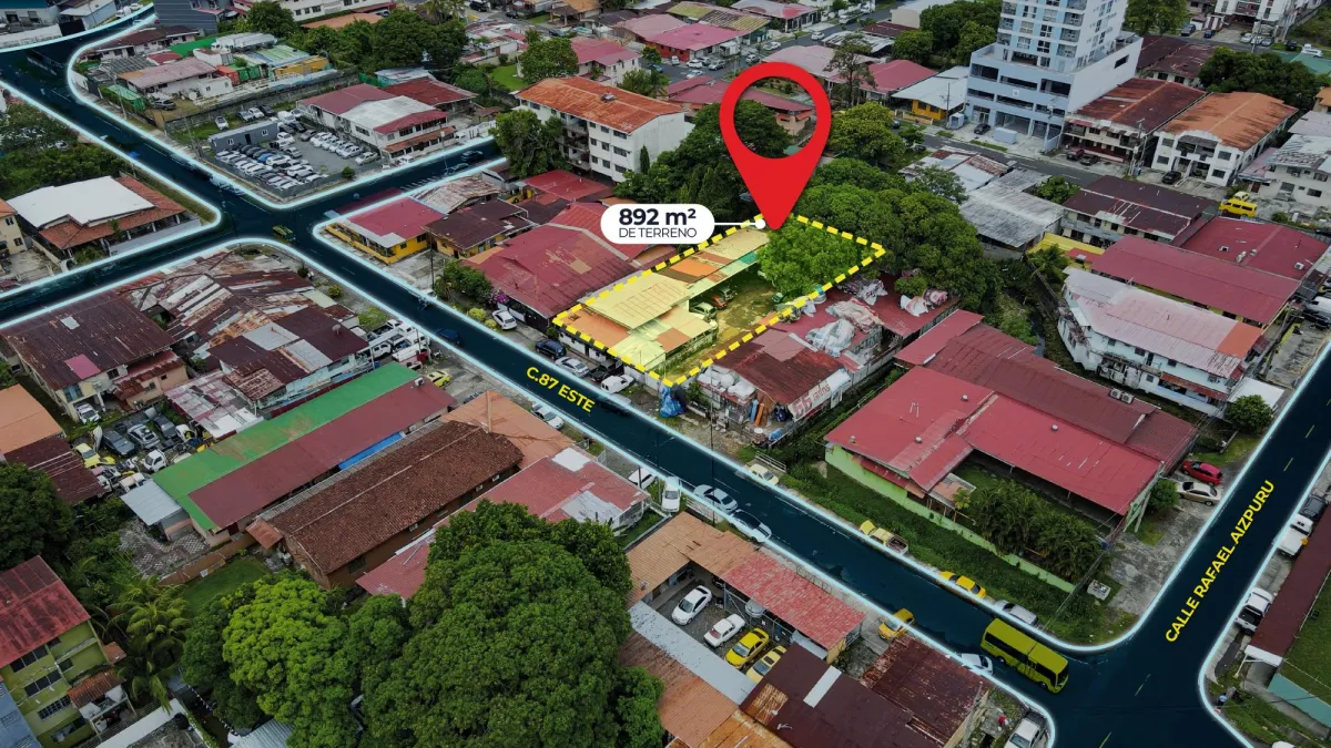 Venta de Terreno Comercial en Parque Lefevre
