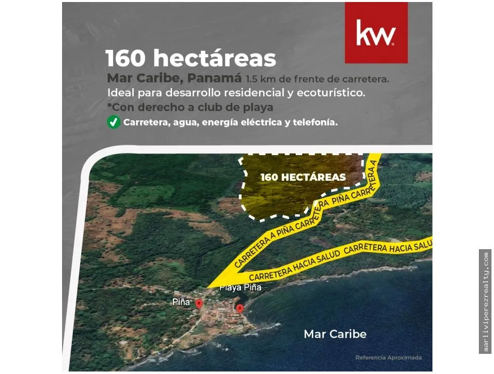 Land for Sale or Rent in the Caribbean Sea, Colón, Salud
