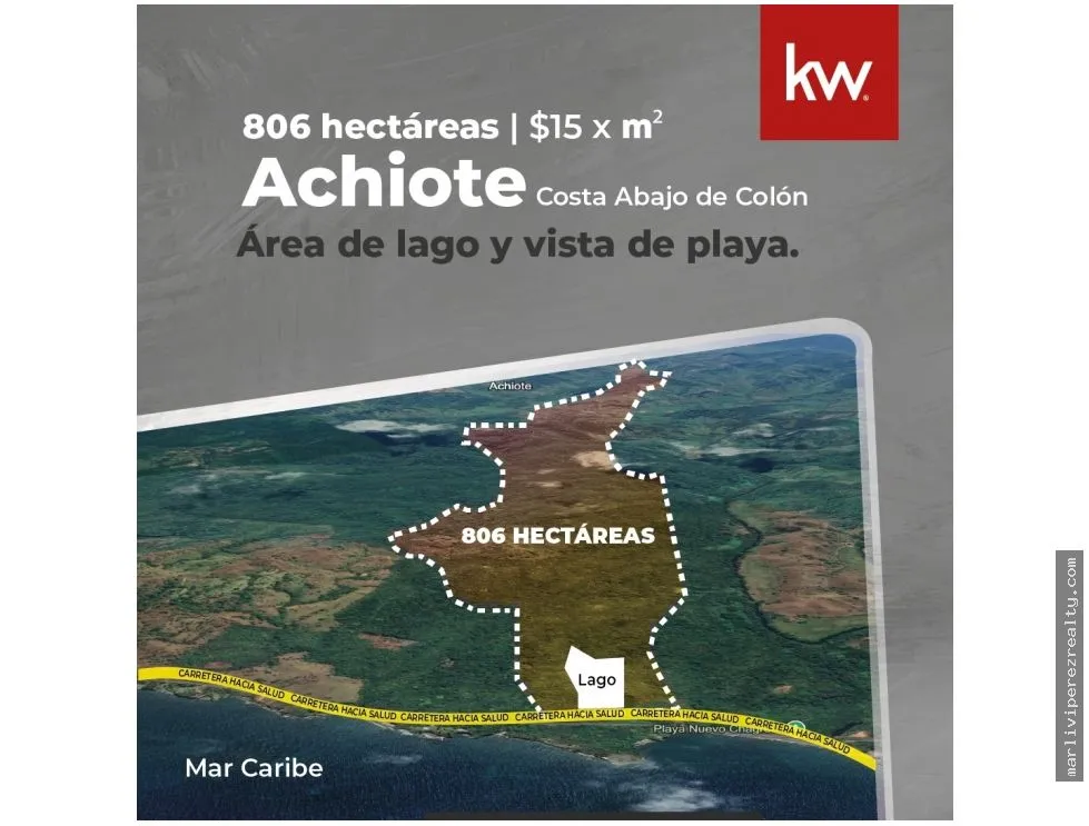 Land for Sale in Colón, Achiote