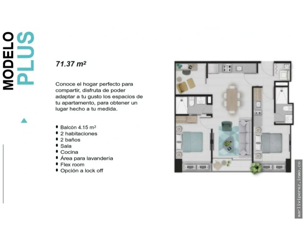 Apartamento en Venta Vía Argentina