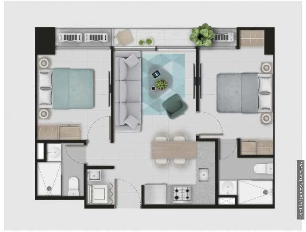 Venta de Apartamentos en Vía Argentina