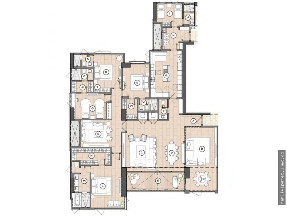Apartamento en venta Santa María, Panamá