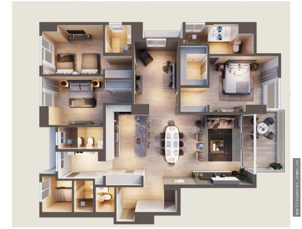 Apartment for Sale in Santa María, Panama