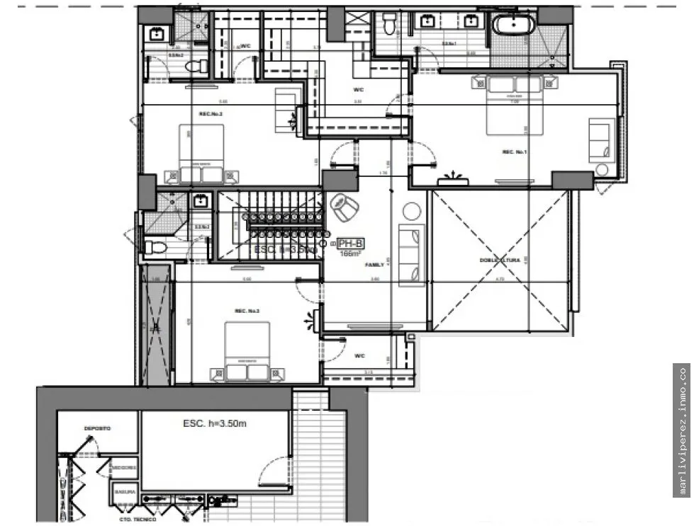 Penthouse à Santa Maria à vendre