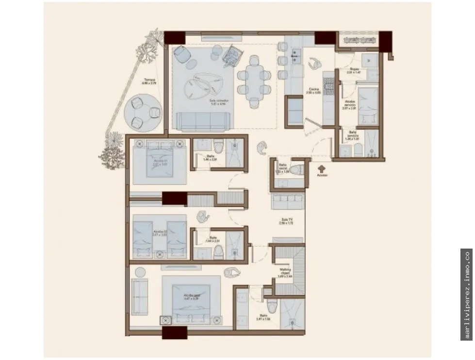 Appartement à Santa Maria à vendre