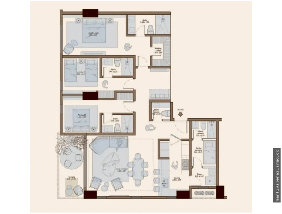 Appartement à Santa Maria à vendre
