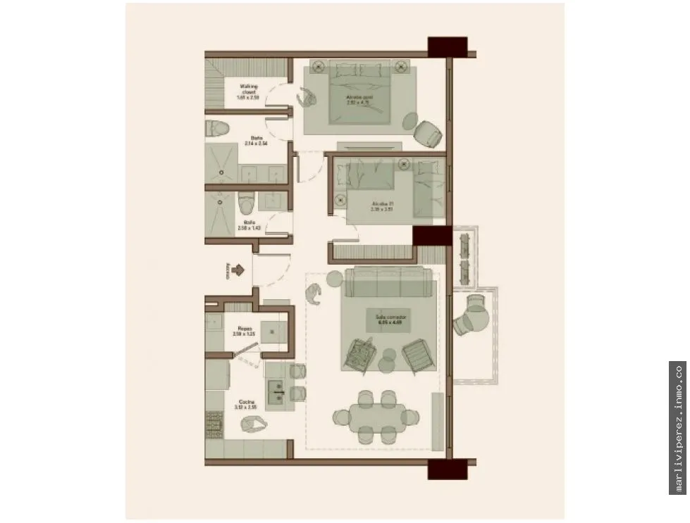 Apartamento en Venta en Santa María, Panamá