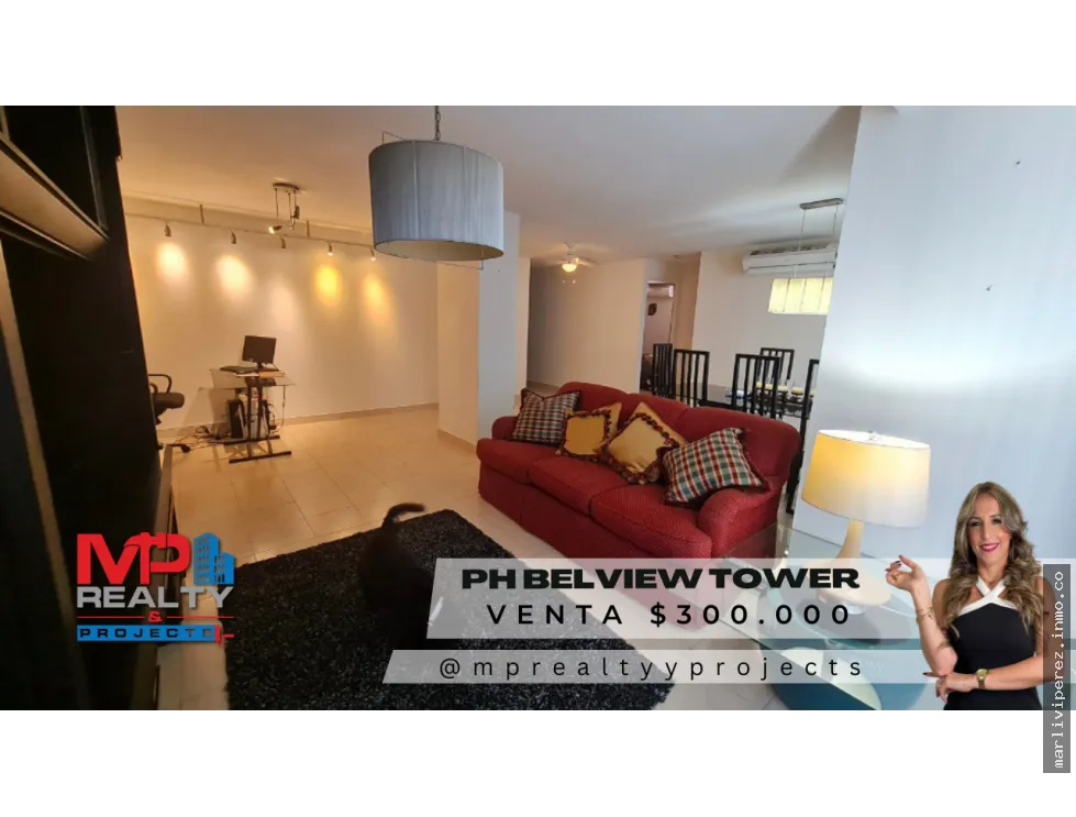 Venta de Apartamento PH Belview Tower, Bethania